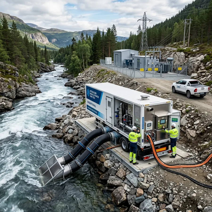 Mobilna elektrownia wodna closed-loop czy agregat pradotworczy