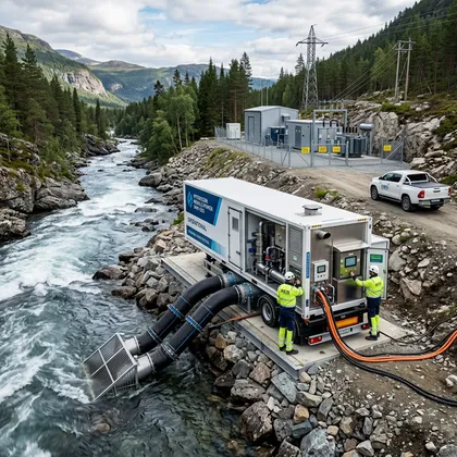 Mobilna elektrownia wodna w obiegu zamknietym dla microgrids, przemyslu i obiektow off-grid 2